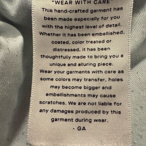 GOOD AMERICAN Good Straight Jeans High Rise Split Raw Hem Size 16 - Picture 8 of 11